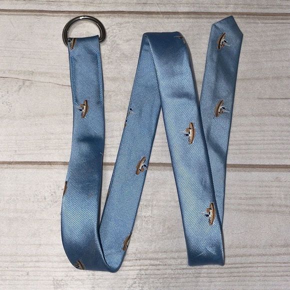 J Crew Silk Tie Belt